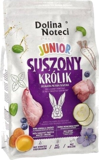 Dolina Noteci Premium Junior Rabbit Tørfoder Til Hunde 4 kg