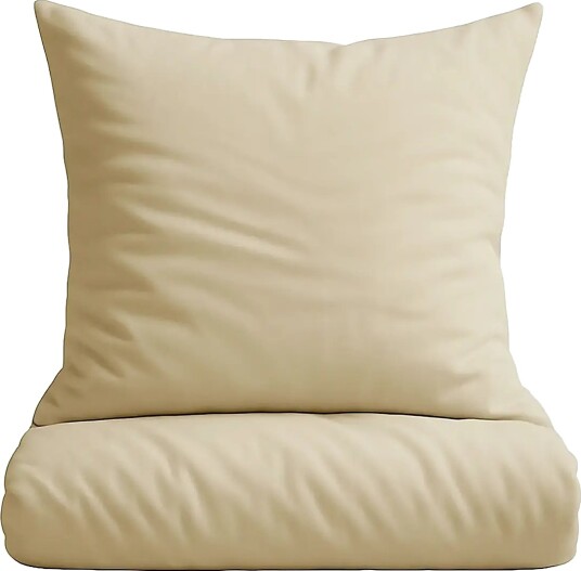 Omhu Økologisk Sengesæt Percale Beige 140X220CM Omhu Økologisk Sengesæt Percale Beige 140X220CM