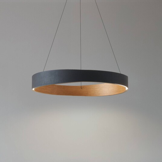 Pendellampe Daelor Lucande dimbar Sort Stue / spisestue Metall Design