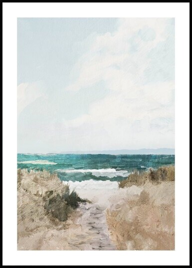 Beach Path Plakat Plakat / 50x70cm