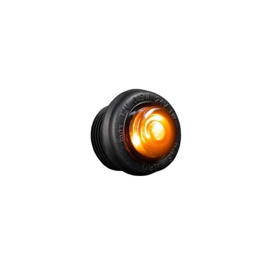 Posisjonslys Strands Freedom Black Raven 12/24V / 1W / 29 mm Oransje