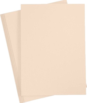Diverse Kartong A4 ark 210 x 297 mm 180 g beige 20 ark 1 pk