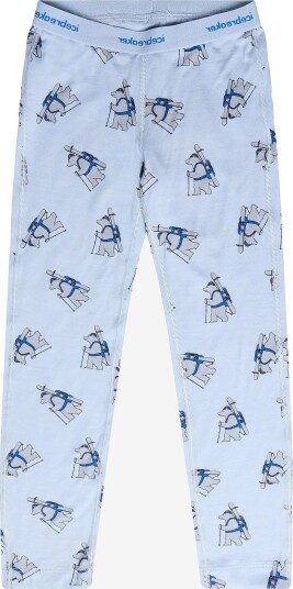 Icebreaker Kids M 200 Oasis Leggings Bear Tour Aop   ZINC BLUE/AOP   14