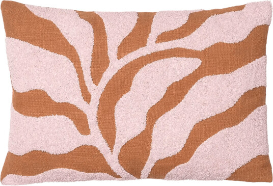 Broste Copenhagen Delia Cushion Cover   Pink   L 60CM