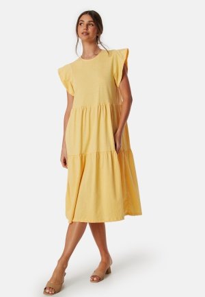 VILA Visummer S/S midi dress Yellow M