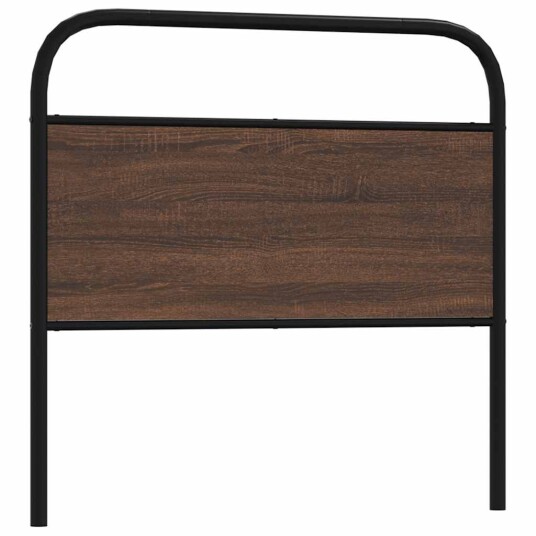  Hodegavl brun eik 90 cm stål og konstruert tre 8721158564290