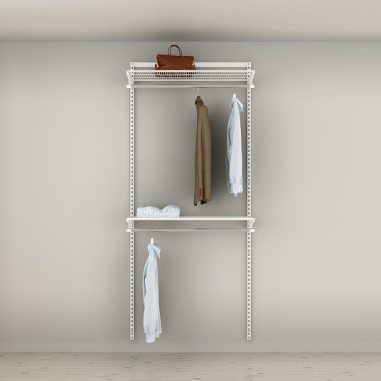 Innredningsløsning Elfa Garderobe Nr 3 Hvit B: 936 mm