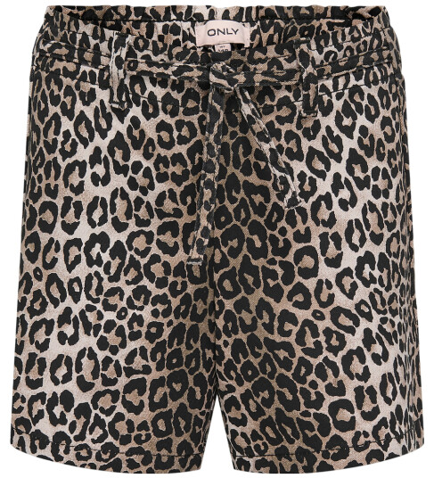 Kids Only Shorts KonSandra Svart/Leo Kids Only 14 år 164 Shorts Beige Brun