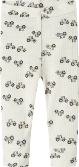 Name It NBMWang leggings i ull til baby Coconut Milk