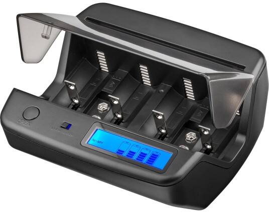 Goobay Intelligent batterilader med display 230V/12V