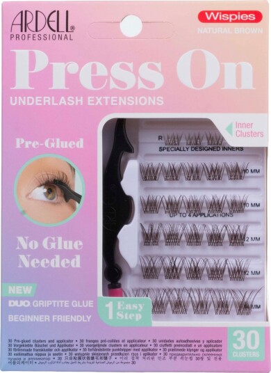 Ardell Press On Underlash Extensions Wispies Natural Brown Ardell Press On Underlash Extensions Wispies Natural Brown
