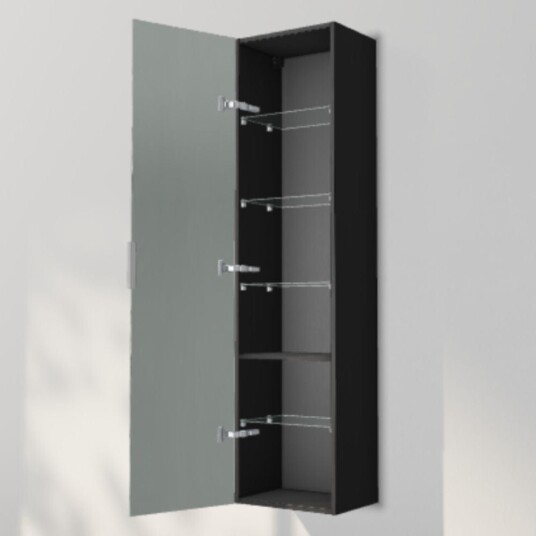 INR Iconic Nordic Rooms Twin 40/30 Høyskap Black oak / 40cm Venstre Hengslet INR Iconic Nordic Rooms Twin 40/30 Høyskap Black oak / 40cm Venstre Hengslet