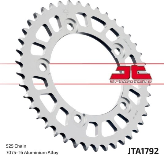 JTSPROCKETS JTA1792.42BLK Kjedehjul