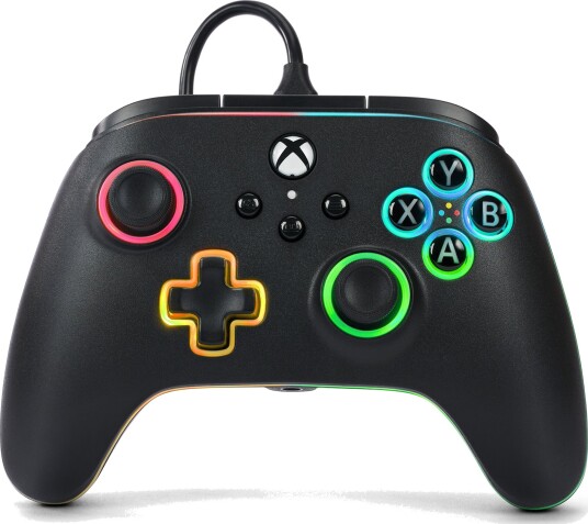 PowerA Advantage Wired Controller - Xbox Series X/S - m/ Lumectra - Black PowerA Advantage Wired Controller - Xbox Series X/S - m/ Lumectra - Black