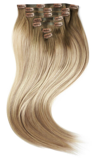 Rapunzel of Sweden Invisible Clip-ins Straight / Medium Volume / 7 pie