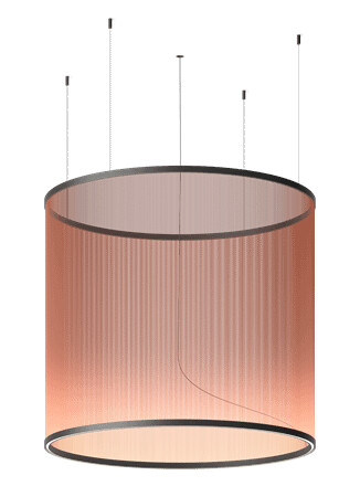 Vibia Array Taklampe 1840 Push Terra Red