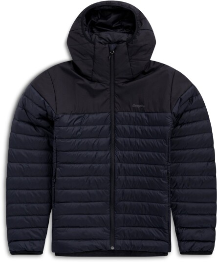 Bergans Men´s Lom Light Down Hood Jacket Black S Bergans Men´s Lom Light Down Hood Jacket Black S