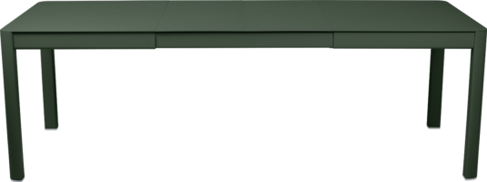 Fermob Ribambelle Table With 2 Extensions Cedar Green Utendørs Spisebord Grønn Metall