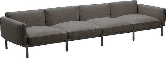 Kave Home 3 seters utesofa sorells Grå Kave Home 3 seters utesofa sorells Grå