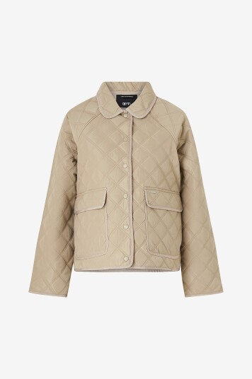 Aim'n   Jakke Quilted Femme Jacket   Beige
