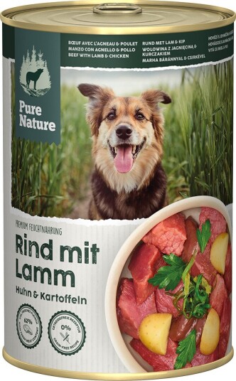 Pure Nature våtfôr Adult med hest kylling 6 x 400 g
