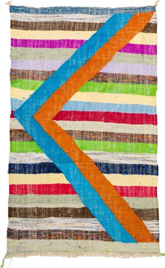 Marokkansk Boucherouite teppe 125 x 215 cm Størrelse: 125 x 215 cm