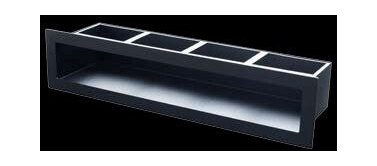 Peisbutikkenas Ventil SLIMline 100x450 Sort 28465145 Peisbutikkenas Ventil SLIMline 100x450 Sort 28465145