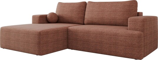 Deylor Sovesofa med sjeselong 3 seter Rosa