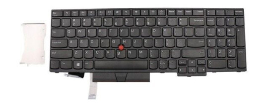 Lenovo Lite-On - Brbart tastatur - til utskifting - Amerikansk Engelsk - Svart