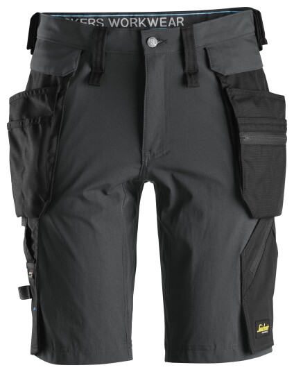 Snickers Workwear 6108 LiteWork Shorts grå, svart Grå, Svart, Klær