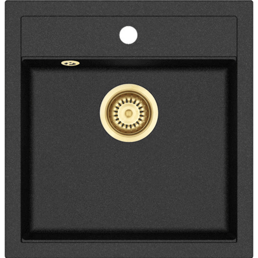 Lavabo Jupiter 50 Kjøkkenvask 510x490 mm, Sort Lavabo Jupiter 50 Kjøkkenvask 510x490 mm, Sort