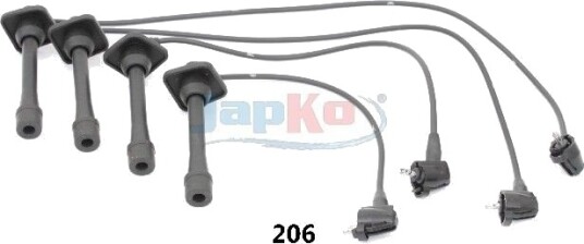 Tennplugg kabelsett JAPKO 132206