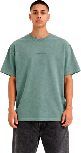 A QUESTION OF Ozzy Tee Acid Wash   Green   S