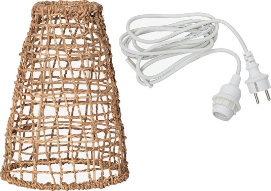 Star Trading Tove 23 cm + ledning 2,5 m Beige Taklamper utendørs