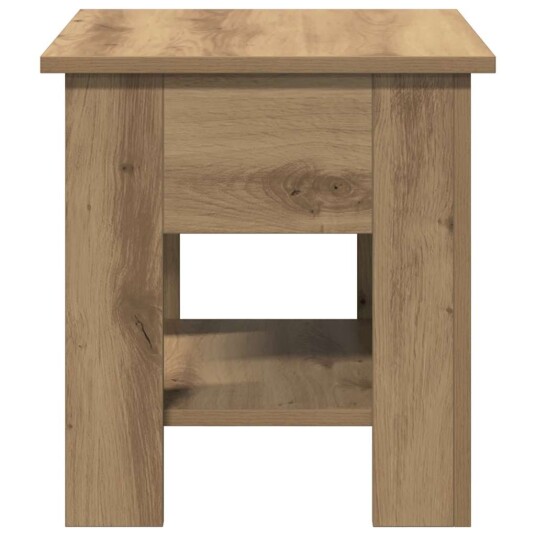 Salongbord artisan eik 40x40x42 cm konstruert tre 8721158441386