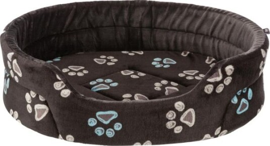 Trixie Hundeseng Jimmy 85x75 cm Brun - Myk Plysj med Sklisikker Bunn