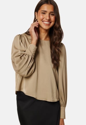 ONLY Jovana Ruby O-Neck Top Weathered Teak XL