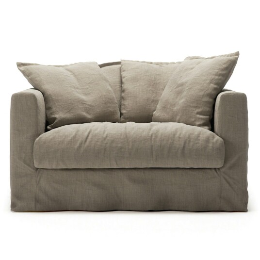 Decotique Le Grand Air Love Seat Lin Savage Linen