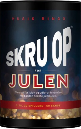 Skru Opp Musik Bingo Brettspill Skru Opp For Julen Vol. 1