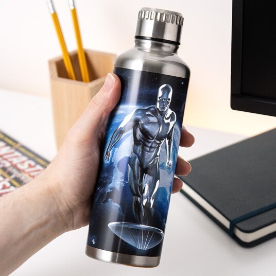 Paladone Silver Surfer vannflaske i metall
