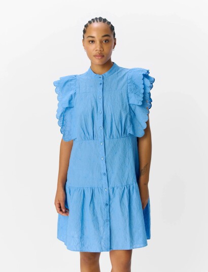 Object Objilly Hope S/S Short Dress E Hs 25 Blue 36 Object Objilly Hope S/S Short Dress E Hs 25 Blue 36