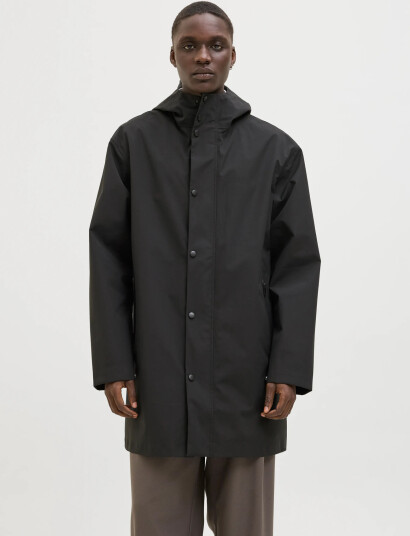 Jack & Jones Jprccreagan Tech Rain Coat - Black - S