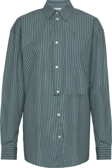 WOOD WOOD | Jade Poplin Stripe Shirt | 36