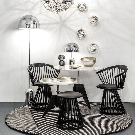 Tom Dixon Fan Spisestuestol Black