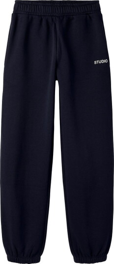 Name It Joggebukser Noos NkmRio Dark Sapphire/Bright White Name It 10 år (140) Joggebukse Marineblå