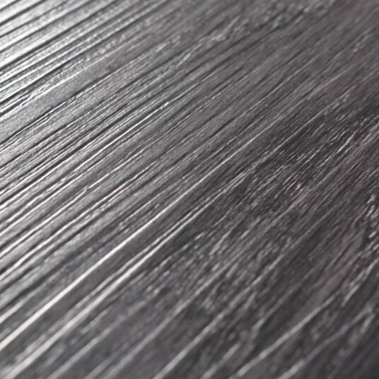 Selvklebende PVC gulvplanker 2,51 m² 2 mm svart og hvit