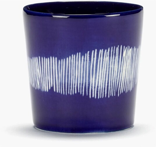 Serax Ottolenghi Feast kaffekopp 25 cl 4-pakning Dark blue-white