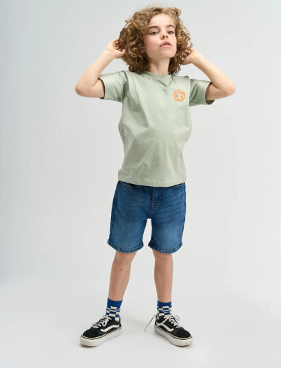 The New Tnsander S_S Tee Green 110/116 The New Tnsander S_S Tee Green 110/116