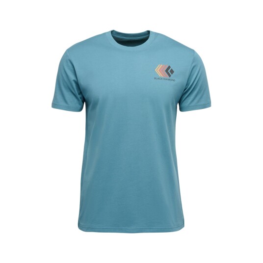 Black Diamond Men"s Faded Ss Tee Creek Blue S