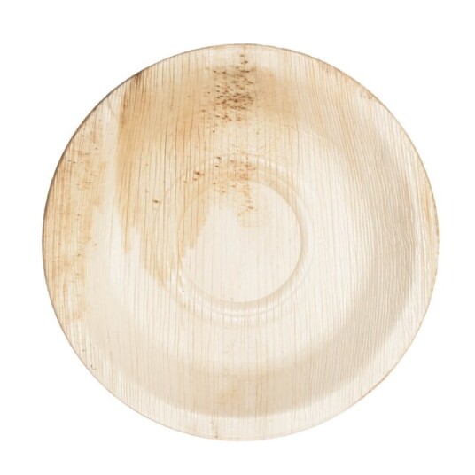 Maku Tallerken Palm Leaf Rund 20cm 10 stk